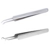 Glamza Blackhead Remover with Curved and Straight Edge (Pack of