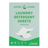 Lucent Globe Sensitive Fragrance Free Laundry Detergent Sheets, 64 Washes,