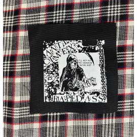 Unbranded Anti Cimex "Uranium"  DIY Patch- Punk Crust Black Flag Off Leftover Crack Oi