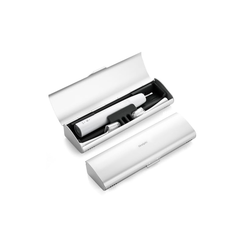 Estuche de viaje para cepillo de dientes eléctrico, plata, 1