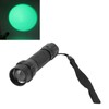 Green Light LED Flashlight Zoomable Portable Single Mode Green Hunting