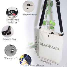 MAOFAED I Can Only Imagine Surrounded By Your Glory, Christian Quote, Christian Cross Butterfly Crossbody Bag (only imagineCA)