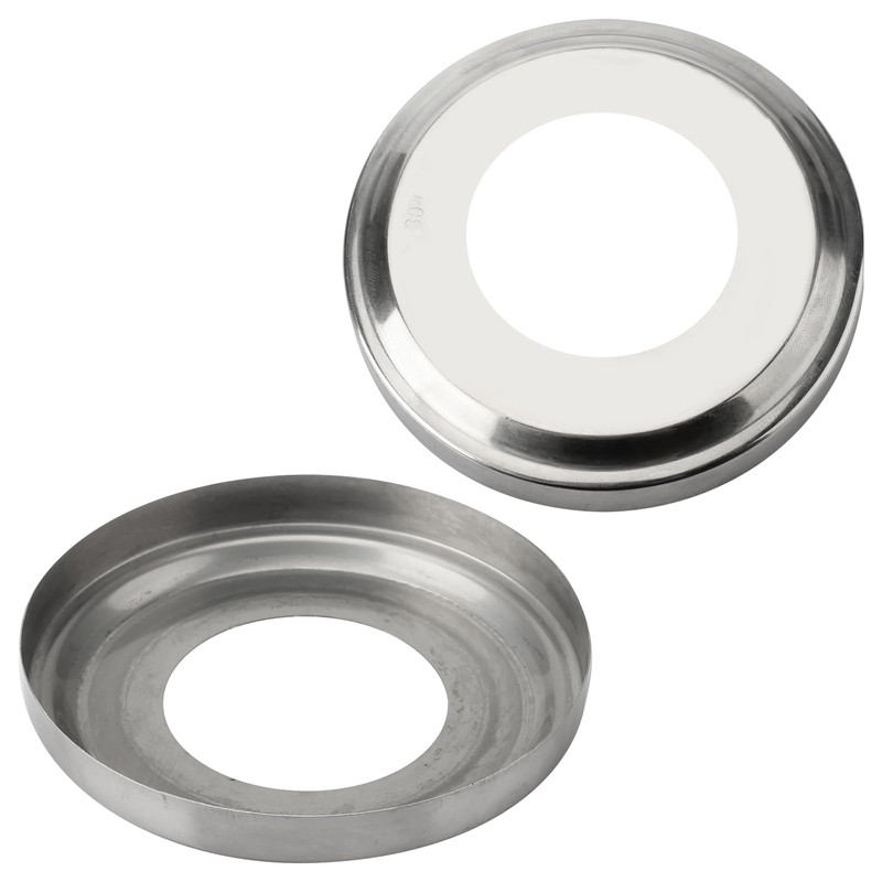 Pool Ladder Escutcheons - Stainless Steel Escutcheon Plates for 2"