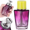 Noverlife 4Oz / 120ml Glass Acetone Pump Dispenser with Cover,