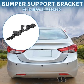 A ABSOPRO Bumper Support Bracket No.521560R050 Left Side Rear Bumper Retainer Bracket Hold Mount for Toyota RAV4 Plastic Black 1Pc