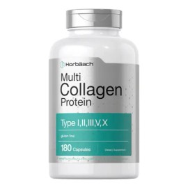 Multi Colágeno Tipo I, Ii, Iii, V, X 2000mg 180 Cápsulas O50                                                                                          