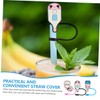 Mobestech Reusable Straws Reusable Straw 12pcs Medical Straw Cap Cute