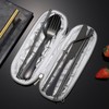 Travel Utensil Set, Reusable Stainless Steel Flatware Set with Case,