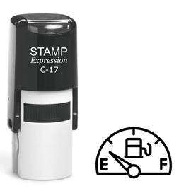 stampexpression - Car Speedometer on Empty Self Inking Rubber Stamp - Black Ink (A-63202)