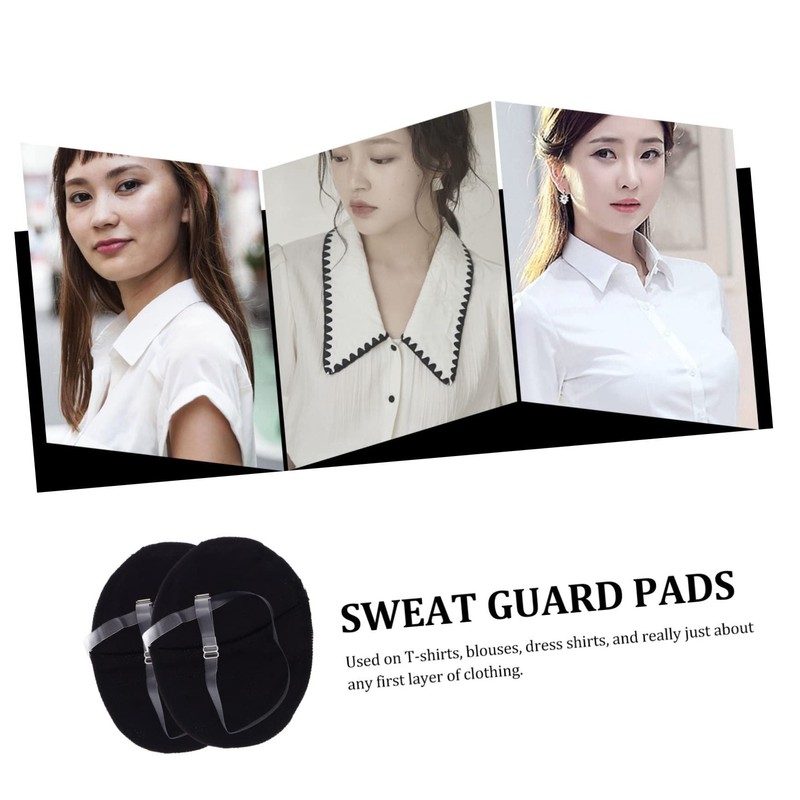 ORFOFE Sweat Absorbing Pads for Women Armpit Perspiration Pads Adjustable