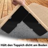 Birllaid Pack of 8 Carpet Non-Slip Grippers for Floors Washable