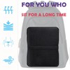 Gel-Infused Travel Seat Cushion - Portable Foldable Ergonomic Pillow for