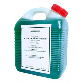 La Herbolaria Aceite De Pino Trementina 100% Natural Reforzado Masaje 1lt