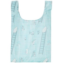 Marushin Eco Bag, Moomin, My Home, Cute Goods, H 25.0 x W 15.7 x D 7.9 inches (63.5 x 40 x 20 cm), When Stored: 4.7 x 4.7 inches (12 x 12 cm), Made of Recycled Polyester 1425015800