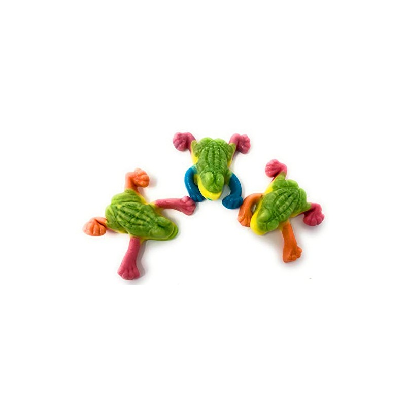 Dulcefina chocolate and Sweets, Tropical Frogs Gummy (2.200 Lbs)