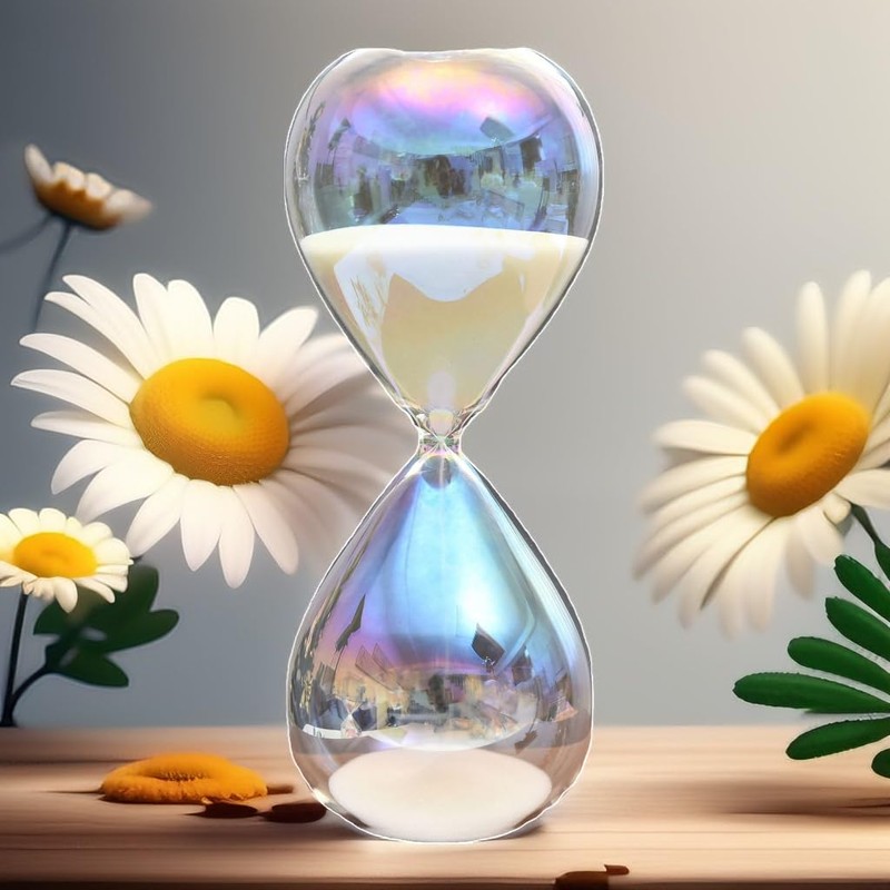 Falytemow Hourglass Sand Timer Glass Sand Timer Egg Hourglass for