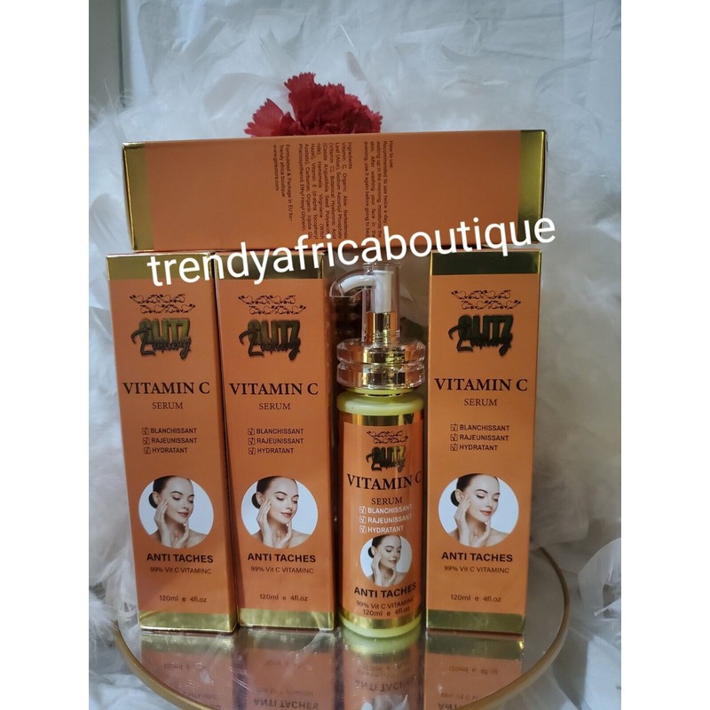 trendy Glitzluxury Vitamin C & Collagen Serum 120ml X 1🔥🔥🔥