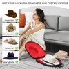 Anysiny Hat Box for Travel-Crush Proof Hat Travel Case for