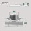 Vent Systems 10" to 8" Inch Saddle Branch for HVAC