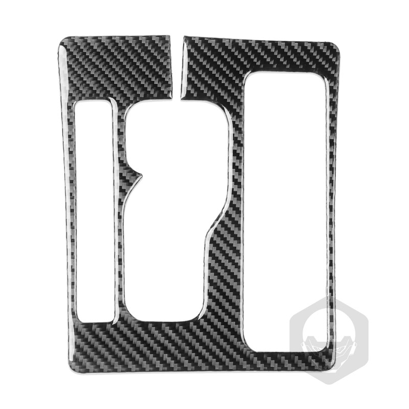 Carbon Fiber Car Gear Shift Knob Console Panel Cover Trims