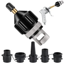 4-in-1 Ventiladapter-Pack, Inflatordüse Inflator für Schlauchboote, Paddleboards, Kajak, Stand Up Paddle Boards, SUP Zubehör, Ventiladapter für SUP-Pumpe, Adapter für Schlauchboote