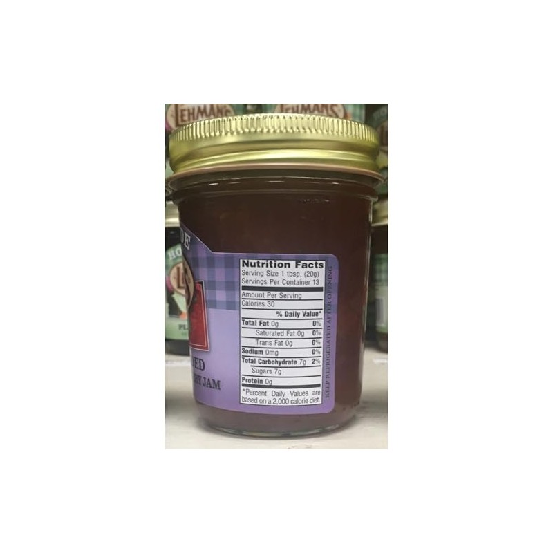 Lehman's No Sugar Added Jam, All Natural Homemade Jam, No