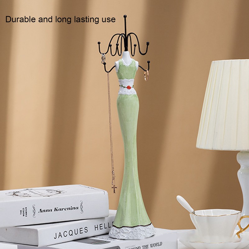 Necklace Display Stand Model Shaped Jewelry Earrings Storage Holder Organizer