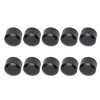 10PCS Motorcycle Head Bolt Cover Black Flat CNC Aluminum Engine
