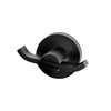 Croydex Metra Flexi-Fix Double Robe Hook, Matt Black