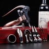 9-Piece Wine Opener Set with Wooden Gift Box – Stainless