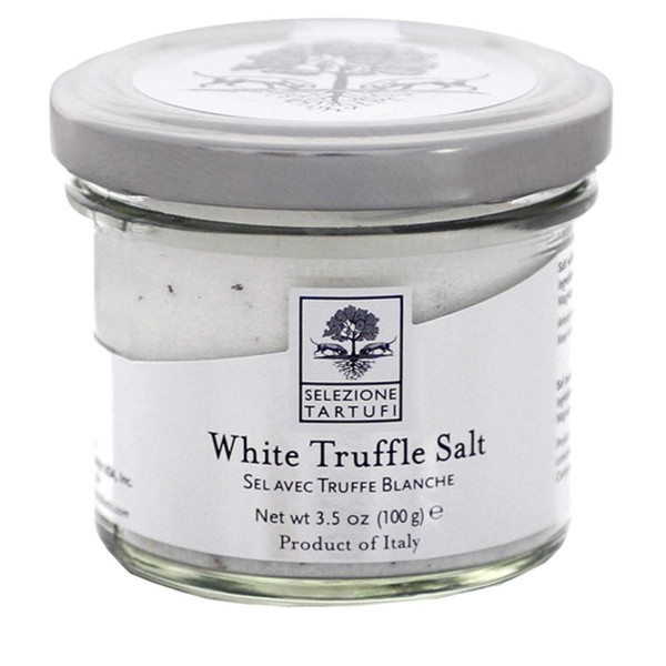 White Truffle Salt - 3.5oz | by Selezione Tartufi | Seasoning for eggs, meats, pastas, risotto, potatoes and popcorn