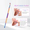 Nail Cuticle Pusher 3PCS, Stainless Steel Dual Head Cuticle Remover