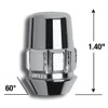 Gorilla Automotive Products 71481NB5 5 Wheel Lock Compatible with Jeep