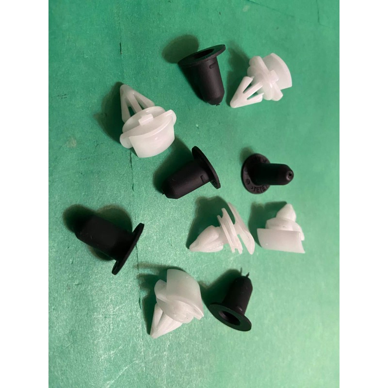 Volkswagen 2017-23 Volkswagen Tiguan Wheel Opening Molding Grommet Clips 10PC