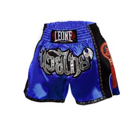 LEONE 1947, Bangkok Kick-thai Shorts, Unisex Adult, Blue, XL, AB754