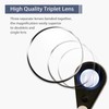 Rechargeable 30x Jewelers loupe with Light and Four Types of