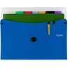 Mead Five Star 7 Pocket Expanding File Folders, Plastic, Cobalt