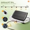 addlon 78(72+6) FT Solar String Lights Waterproof,Patio Lights Solar Powered