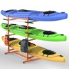 SUNSHINE FARMRE Kayak Storage Rack Adjustable Freestanding Kayak Stand for