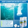Pool Cleaning Tablets 200 Pieces for Pool, Water Tank, Hot