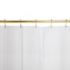 Utopia Alley HK1GD Deco Flat Double Roller Shower Curtain Hooks;