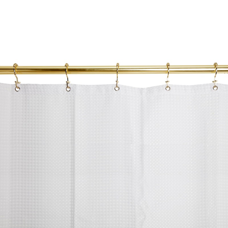 Utopia Alley HK1GD Deco Flat Double Roller Shower Curtain Hooks;