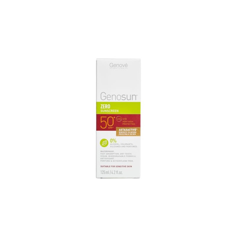 Genové Genosun Zero Protector Solar FPS 50+ Crema Corporal 125