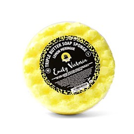 Emily Victoria Lemon Meringue Citrus Sweet Scented Soap Sponge with 3 Butters 200g
