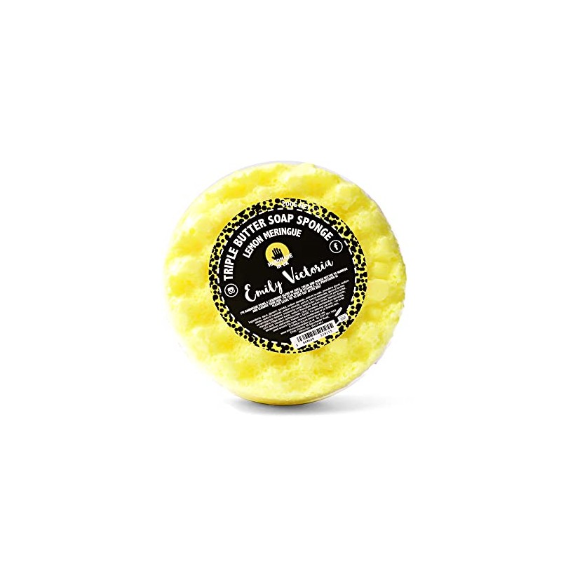 Emily Victoria Lemon Meringue Citrus Sweet Scented Soap Sponge with