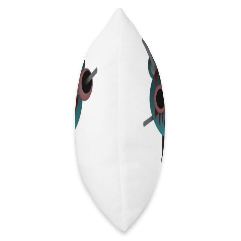 Scary SkyBlue from Sprunki! Throw Pillow