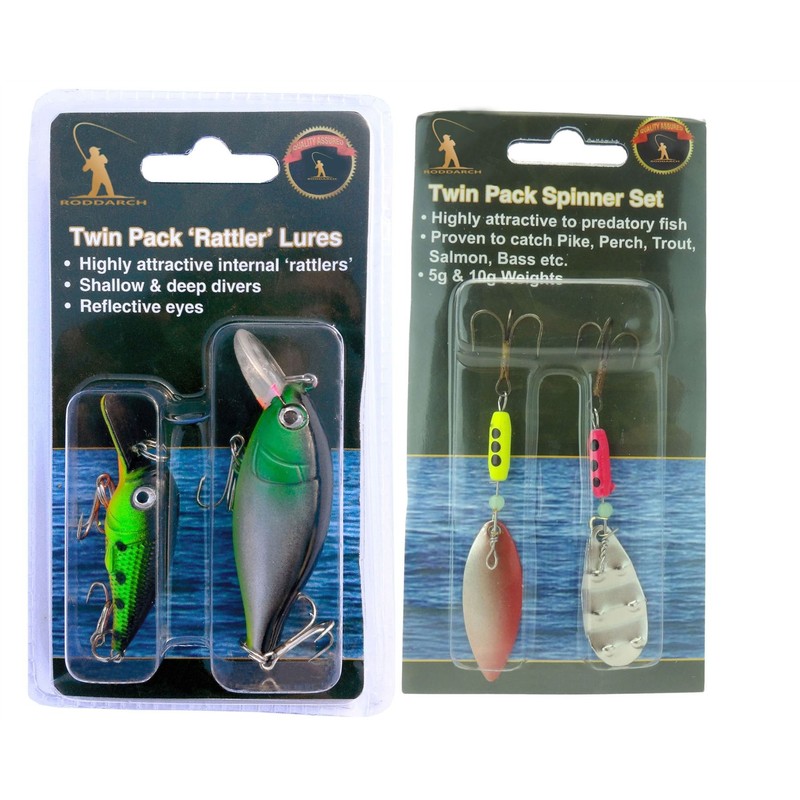 Fishing Tackle Set. Floats Weights Hooks Plugs Lures Spinners &