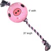 Piggy Poo and Crew Interactive Pig Ball & Tug Rope