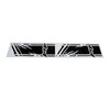 Car Wave Graphics Decals Strong Adhesion Colorfast Waterproof 4 X