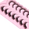 False Lashes Natural Look Fluffy Faux Mink Eyelashes Wispy Fox